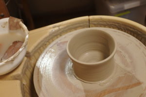 ろくろ成形時